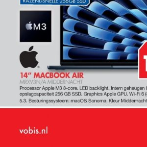 Macbook apple  op Vobis