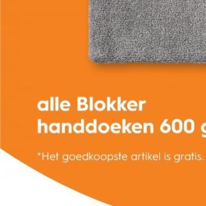Handdoeken op Blokker