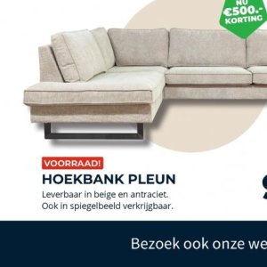Hoekbank op Matras Concurrent