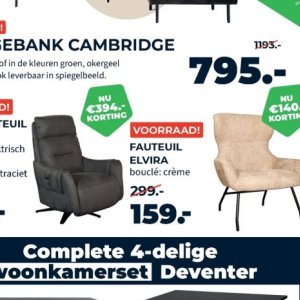 Fauteuil op Matras Concurrent