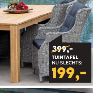 Tuintafel op PACO