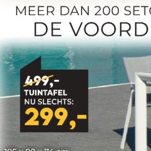 Tuintafel op PACO