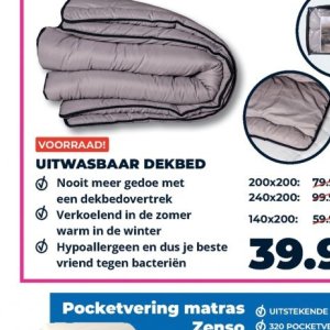 Donsdeken op Matras Concurrent