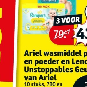 Wasmiddel ariel  op Kruidvat