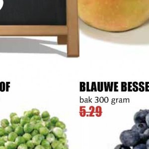 Blauwe bessen op MCD supermarkt