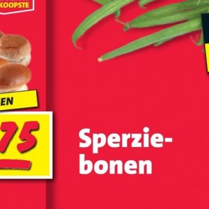 Sperziebonen op Nettorama