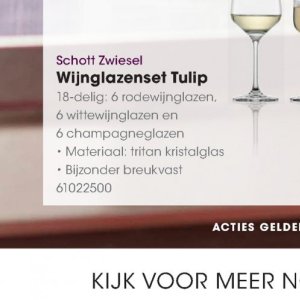 Champagneglazen op Hanos