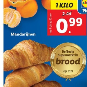 Mandarijnen op Lidl