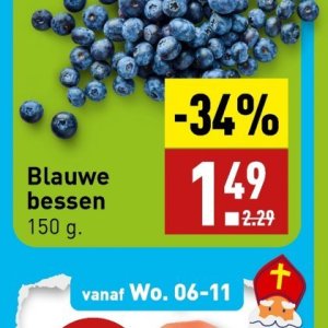 Blauwe bessen op Aldi