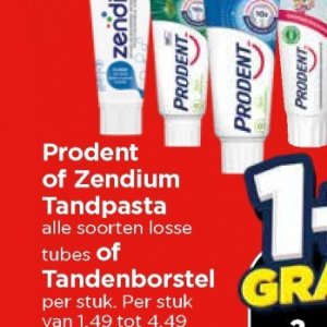 Tandpasta op Vomar