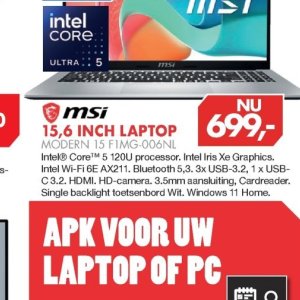 Laptop op Vobis