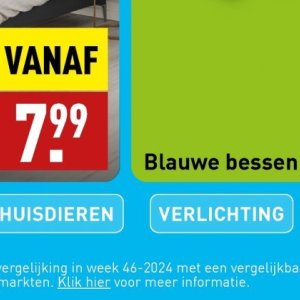 Blauwe bessen op Aldi