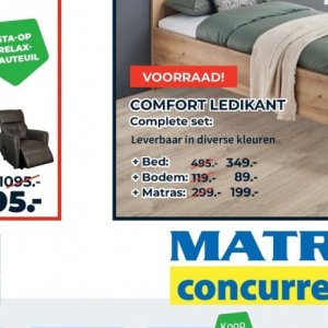 Bed op Matras Concurrent