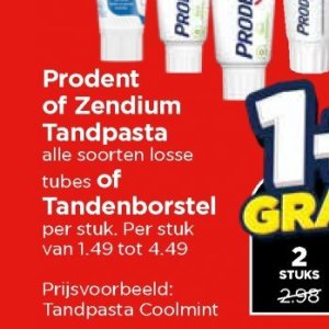 Tandenborstel op Vomar