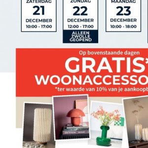 Woonaccessoires op Matras Concurrent