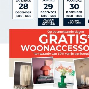 Woonaccessoires op Matras Concurrent