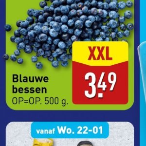 Blauwe bessen op Aldi