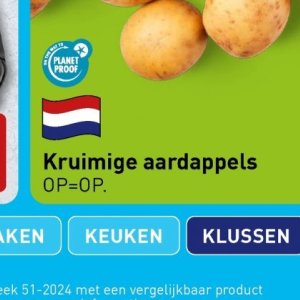 Aardappelen op Aldi