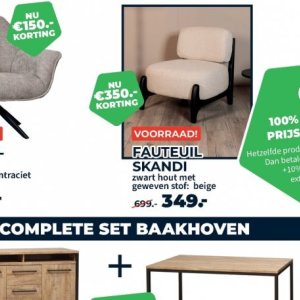 Fauteuil op Matras Concurrent