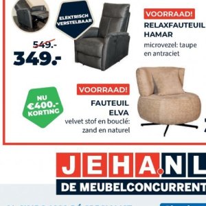 Fauteuil op Matras Concurrent