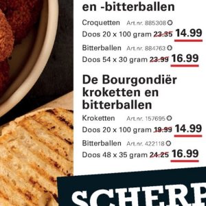 Kroketten op Sligro