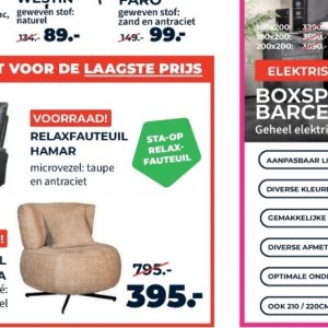 Fauteuil op Matras Concurrent