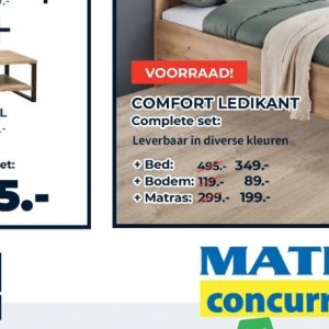 Bed op Matras Concurrent