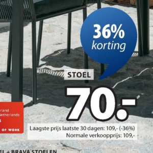 Stoel op Jysk