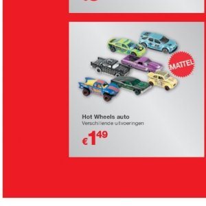  Hot Wheels op KiK