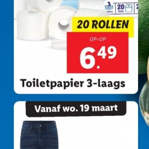 Toiletpapier op Lidl
