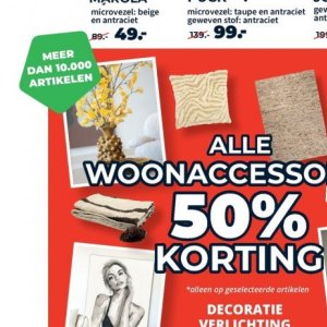 Woonaccessoires op Matras Concurrent