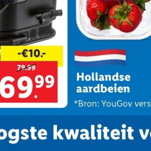 Aardbeien op Lidl