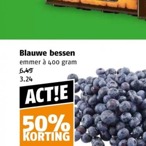 Blauwe bessen op Poiesz
