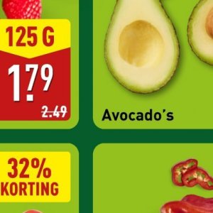 Avocado op Aldi