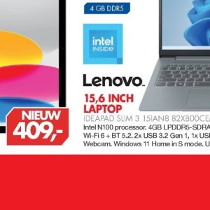Laptop op Vobis
