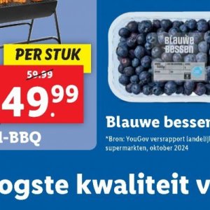 Blauwe bessen op Lidl