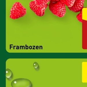 Frambozen op Aldi