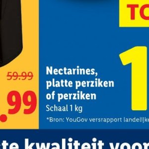 Perziken op Lidl