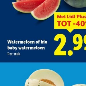 Watermeloen op Lidl