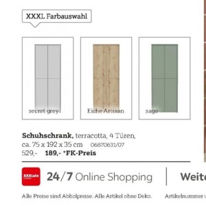 Terracotta op XXXL Meubels
