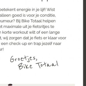 Fiets op Profile de fietsspecialist