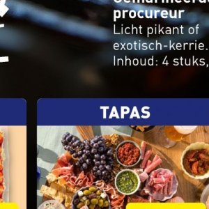 Tapas op Aldi