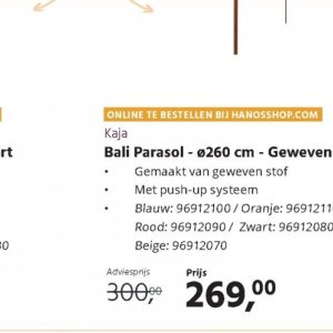 Parasol op Hanos