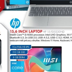 Laptop hp HP op Vobis