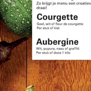 Aubergine op Sligro