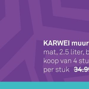 Mat op Karwei