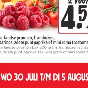 Frambozen op Jumbo