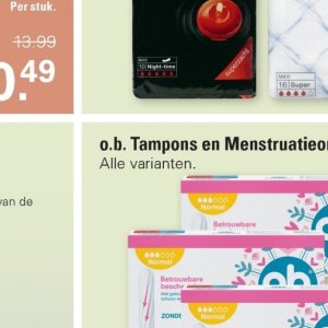 Tampons op De Online Drogist