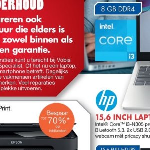 Laptop op Vobis