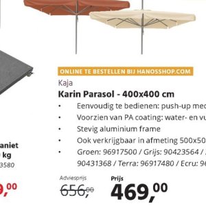 Parasol op Hanos